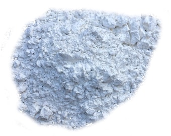 May include: A close-up of a pile of white powder. The powder is fine and has a slightly grainy texture.