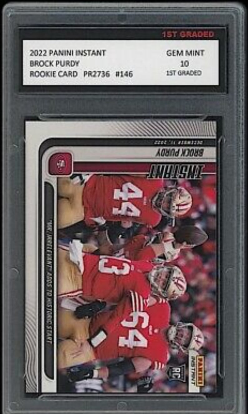 Brock Purdy 2022 Panini Instant NFL Rookie Card 146 1st Etsy