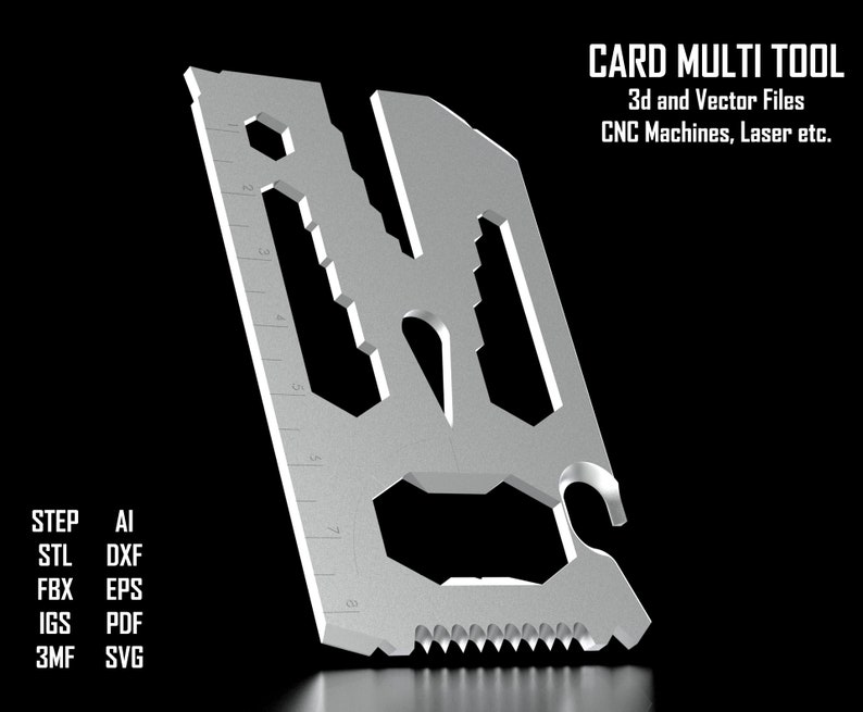 Card Multi Tool 3D CAD Files Stl Step 3mf Fbx Ai Dxf Eps Pdf Svg 1 1 card-multi-tool-3d-cad-files-stl-step-3mf-fbx-ai-dxf-eps-pdf-svg-1-1