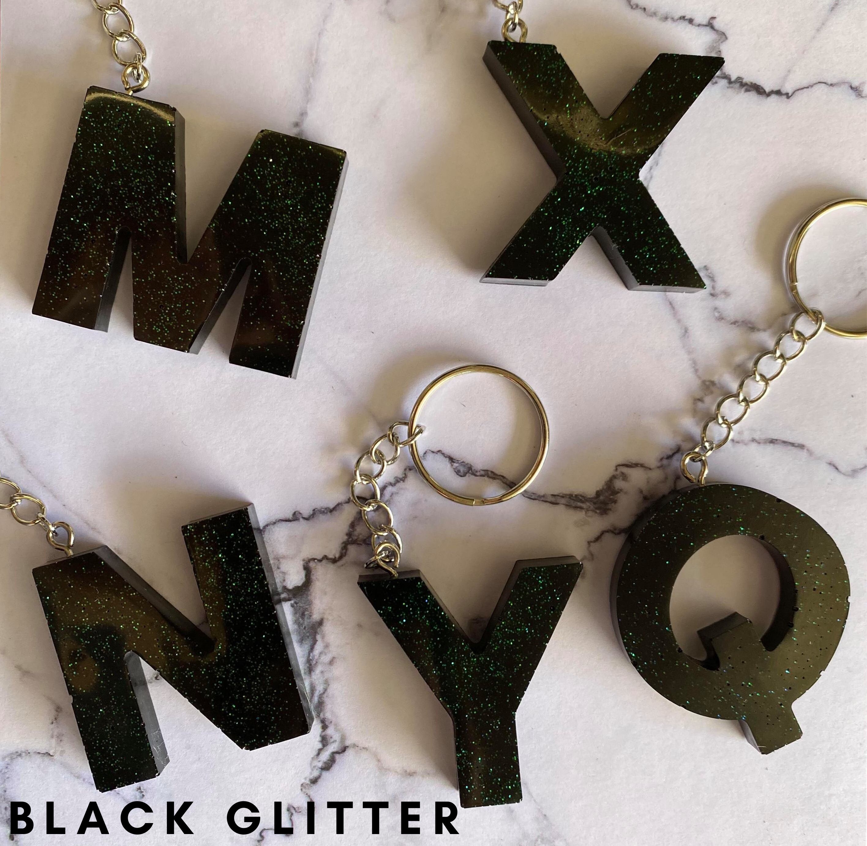 Handmade Resin Keychains Alphabet/Letters Etsy