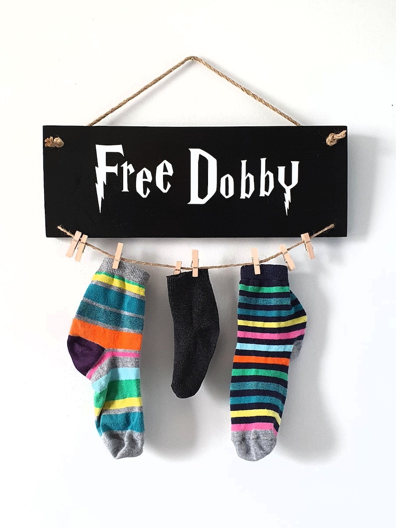 Handmade Free Dobby Harry Potter Inspired Lost Sock Etsy