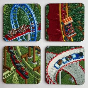 RollerCoaster Tycoon® Coasters | Pacote de Coasters Coloridos