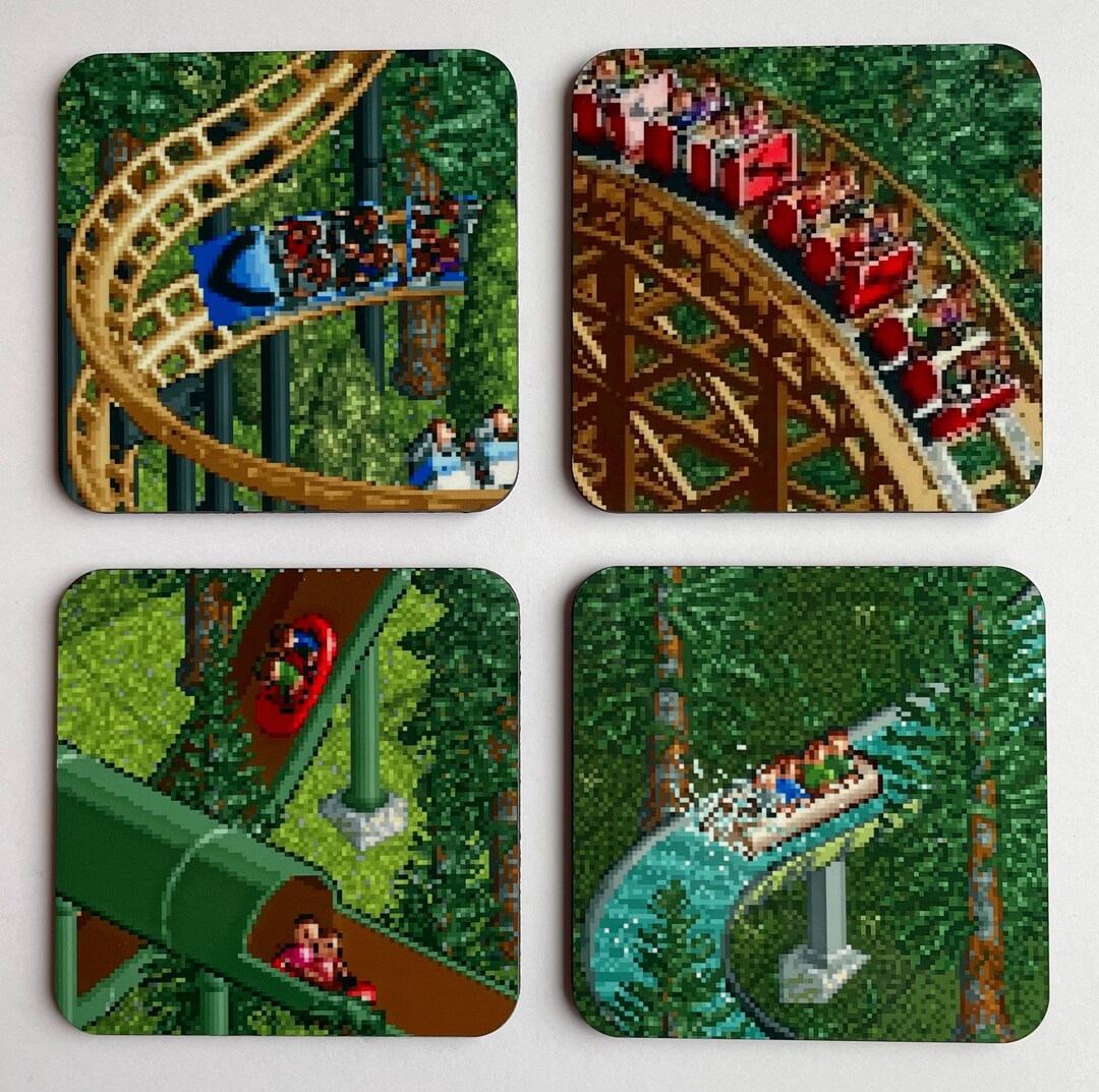 Roller Coaster Coasters Classics Pack Etsy UK