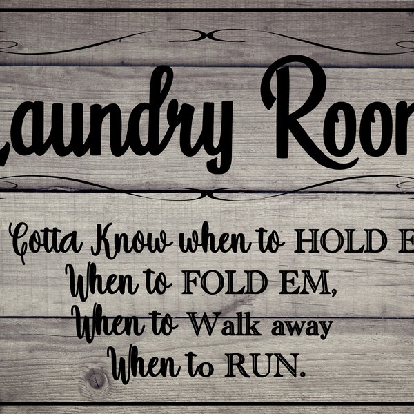 Know When to Hold'em Etsy