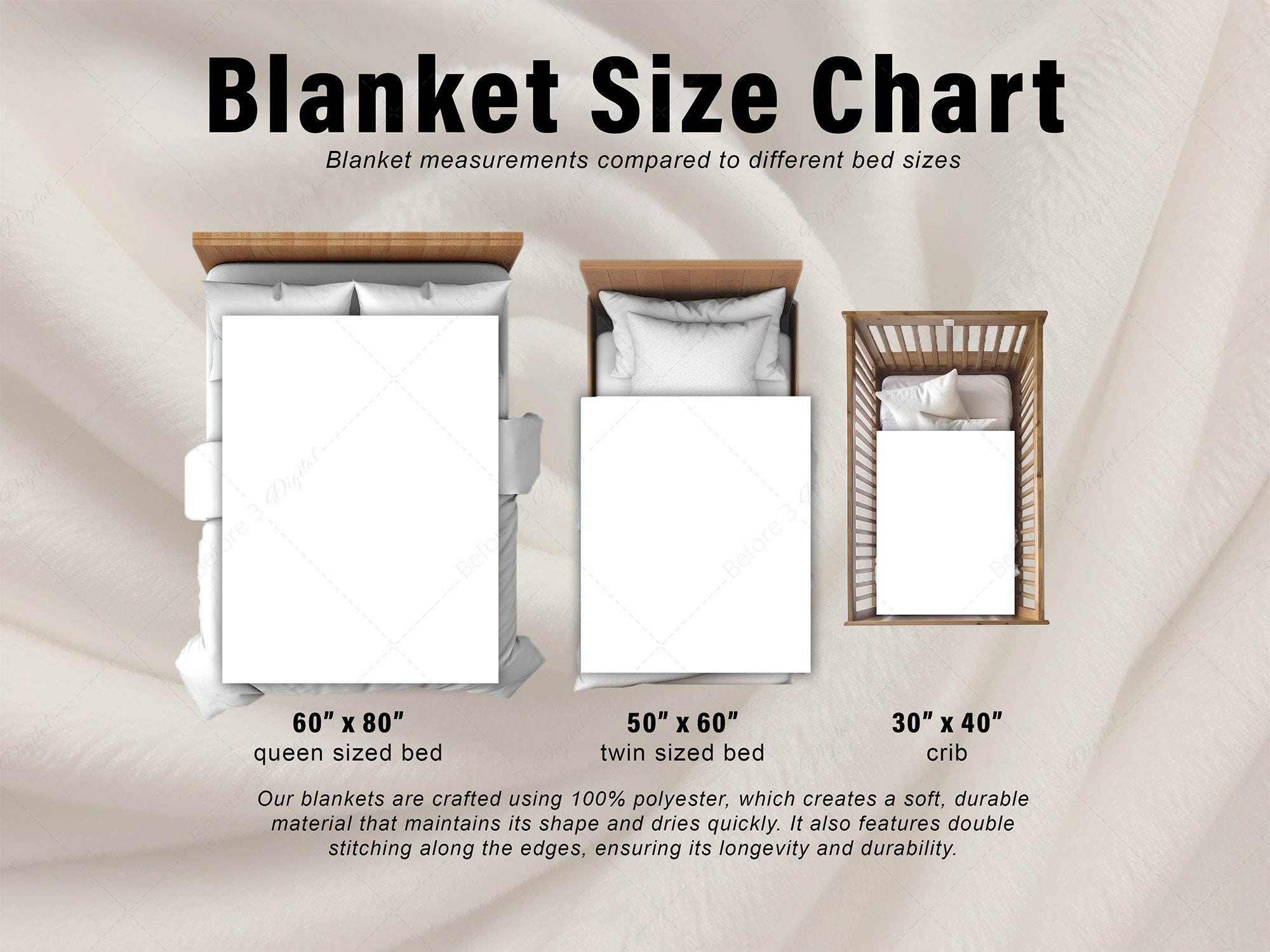60 by 80 blanket size sale