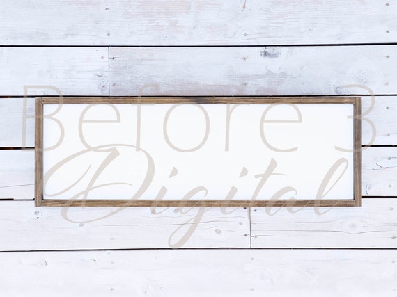 Wall Hangings Home & Living Holiday Farmhouse Sign Mockup 16x24 and ...