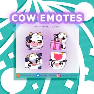 Twitch Emotes-Cow Emotes