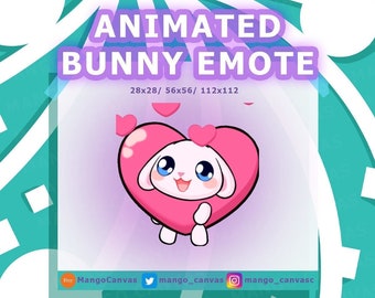 Animated Bunny Emote-Rabbit Emote