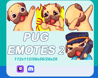 Twitch Emotes-Pug