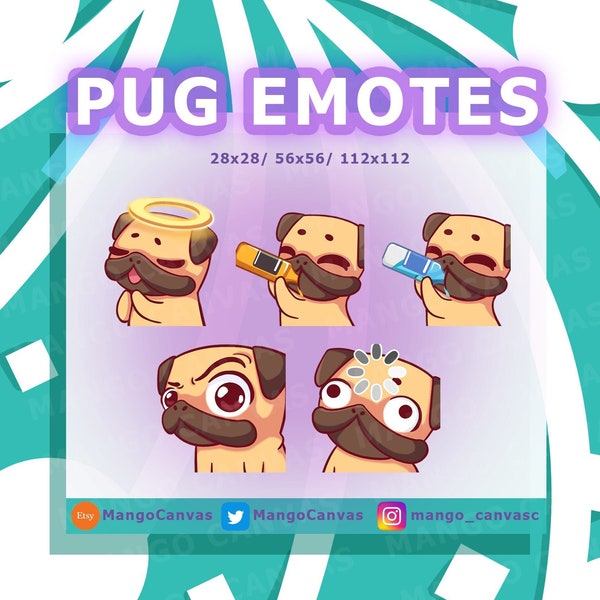 Twitch Emotes-Pug
