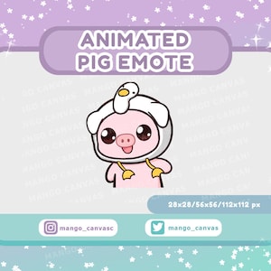 Geanimeerde varkens-emote-Wiggle-emote