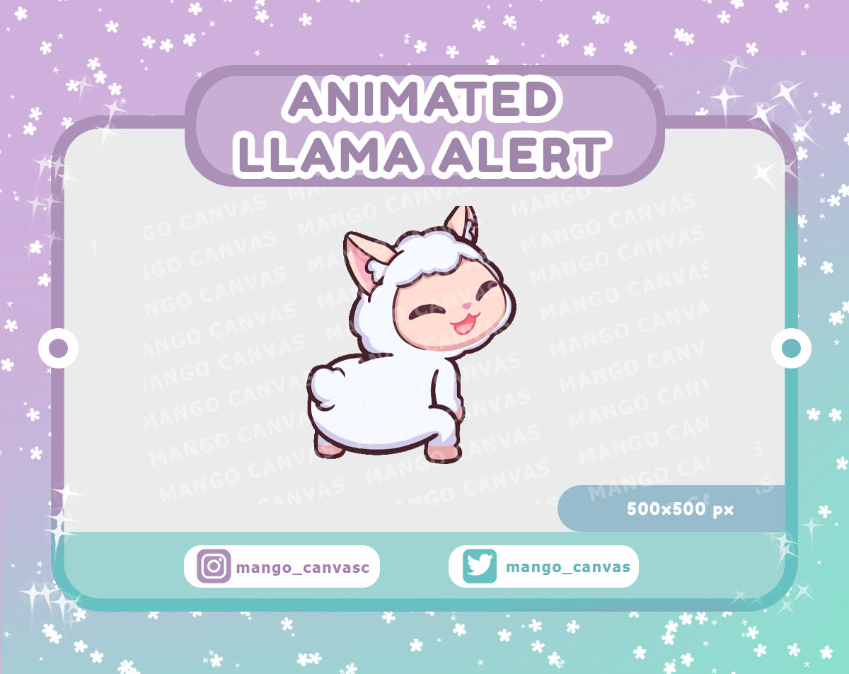 Allarme lama animato - Allarme twerk