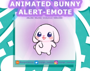 Animated Bunny Emote-Rabbit Emote
