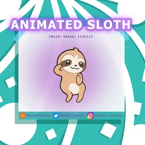 Animated Sloth Emote-Dancing Sloth