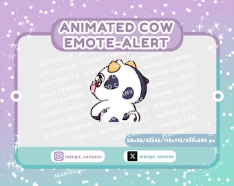 Alerta de gesto de vaca animada/Alerta de gesto de Jorkin