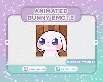 Animated Bunny Emote-Leave Emote