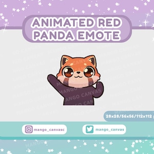 Animated Red Panda Emote-Dance Emote