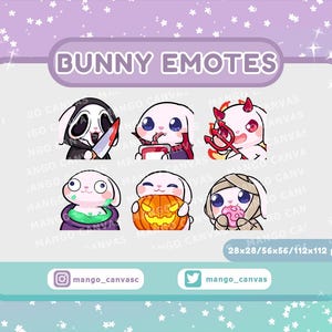 Twitch-emotes: Halloween-emotes set 2