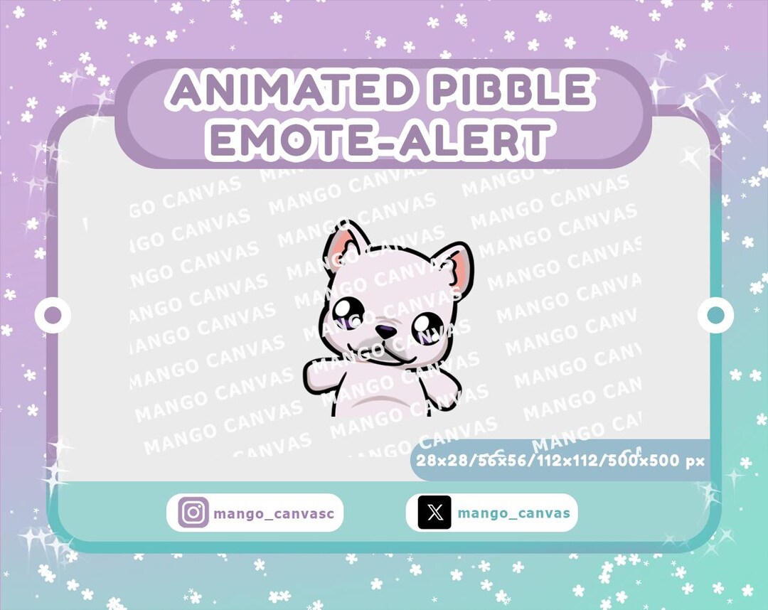 Pibble Animation Animated Pibble Emote-alert / Squished Emote-alert - Etsy Australia