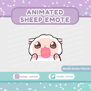 Emote animata della pecora: emote lecca