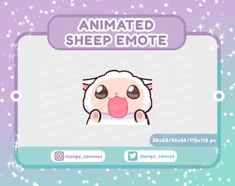 Animated Sheep Emote-Lick Emote
