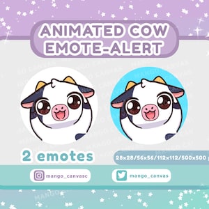 Animierte Kuh Emote Alarm /Pedro Tanzen Emote Alarm