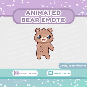 Animated Bear Emote-Floss Dance Emote