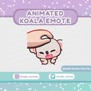 Animated Koala Emote-Pat Emote