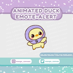Animierte Ente Emote Alarm/ Dreh Emote
