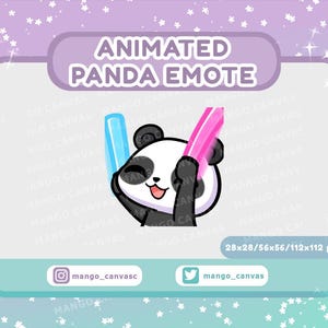 Gesto de panda animado: Gesto LightStick