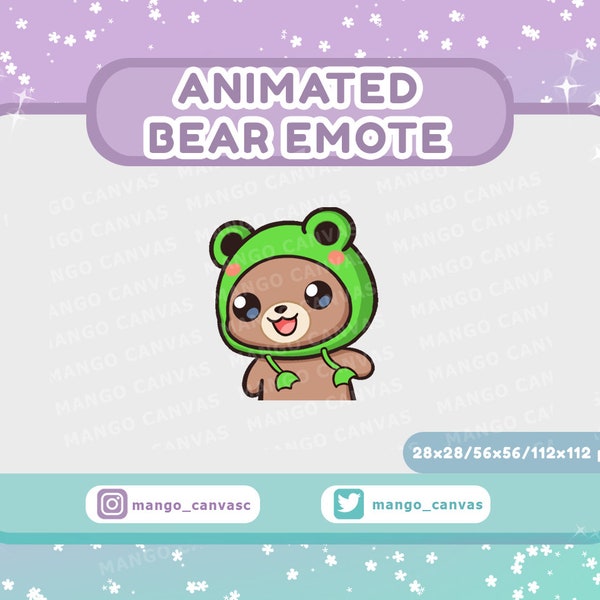 Animated Bear Emote-Wiggle Emote 2