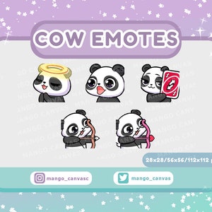 Twitch Emotes-Panda Emotes Set 1