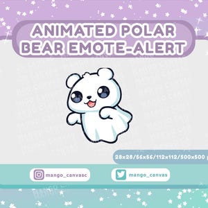 Animated Polar Bear Emote-Ghost Emote