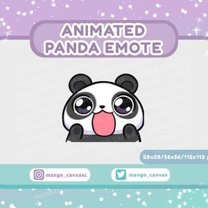 Gesto de panda animado: Lamer