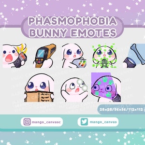 Twitch Emotes-Phasmophobia Häschen Emotes
