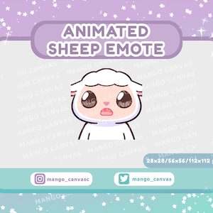 Geanimeerde schapen-emote: geen emote
