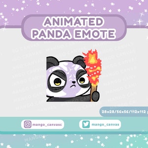 Gesto de panda animado: Gesto de disturbios