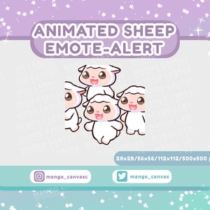 Animierte Schaf Emote Alarm/ Überfall Emote
