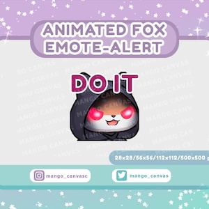 Emote-Alert Volpe Animata / Emote-Alert Fallo