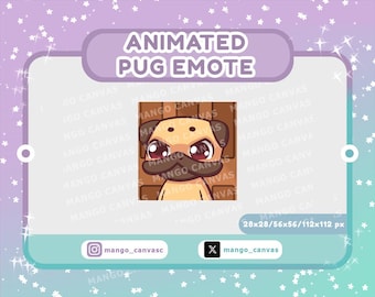 Animated pug Emote-Leave Emote