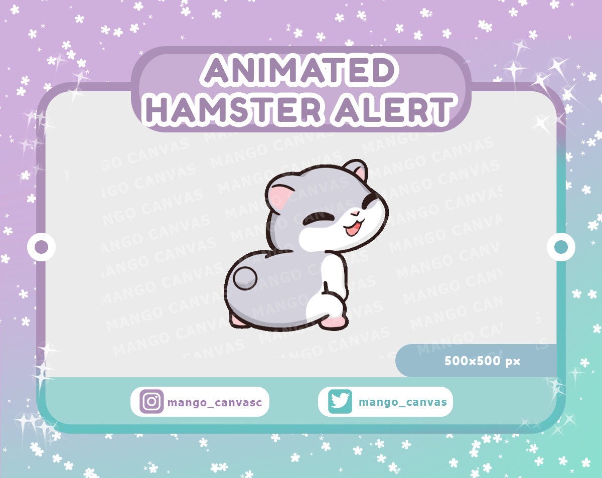 Animated Hamster Alert-Twerk Alert