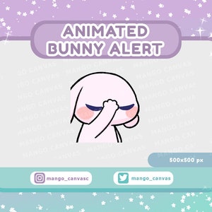 Animiertes Häschen Emote-Facepalm Emote