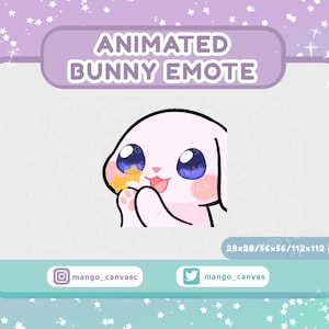 Animiertes Häschen Emote-Klatschen Emote