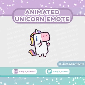 Animated Unicorn Emote-Dance Emote