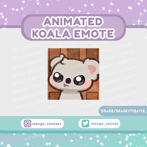Animiertes Koala Emote
