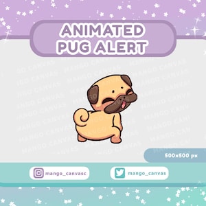 Animated Pug Alert-Twerk Alert