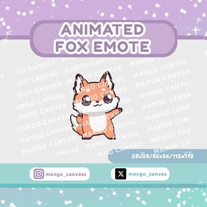 Animerad räv-emote / dans-emote