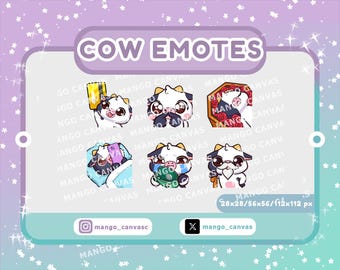Emote di Twitch - Emote della mucca nera
