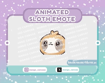 Animated Sloth Emote-Nodders emote