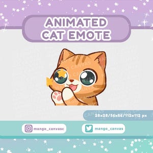 Gesto animado de gato naranja: Gesto de aplauso